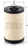 BFU 700 x filtru combustibil MANN-FILTER 