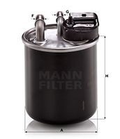 WK 820/20 filtru combustibil MANN-FILTER 