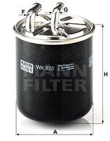 WK 820 filtru combustibil MANN-FILTER 