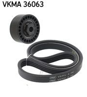 VKMA 36063 Set curea transmisie cu caneluri SKF 