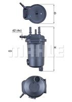 KL 632D filtru combustibil MAHLE 