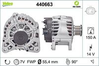 440663 Generator / Alternator VALEO 