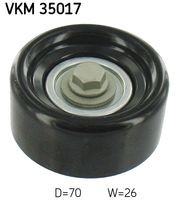 VKM 35017 Rola ghidare/conducere, curea transmisie SKF 