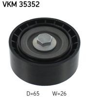 VKM 35352 Rola ghidare/conducere, curea transmisie SKF 