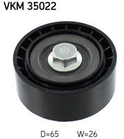 VKM 35022 Rola ghidare/conducere, curea transmisie SKF 
