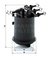 WK 939/1 filtru combustibil MANN-FILTER 