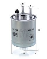 WK 9022 filtru combustibil MANN-FILTER 
