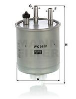 WK 918/1 filtru combustibil MANN-FILTER 