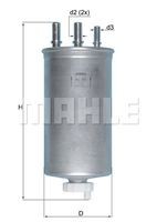 KL 781 filtru combustibil MAHLE 