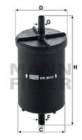 WK 6012 filtru combustibil MANN-FILTER 