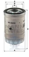 WK 842/24 filtru combustibil MANN-FILTER 