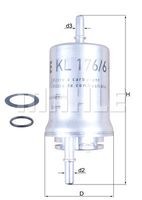 KL 176/6D filtru combustibil MAHLE 