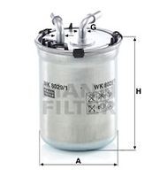 WK 8029/1 filtru combustibil MANN-FILTER 