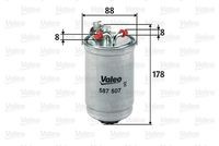 587507 filtru combustibil VALEO 