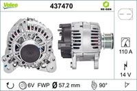 437470 Generator / Alternator VALEO 