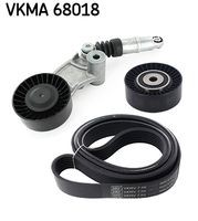 VKMA 68018 Set curea transmisie cu caneluri SKF 