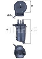 KL 600D filtru combustibil MAHLE 