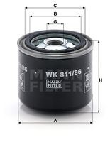 WK 811/86 filtru combustibil MANN-FILTER 