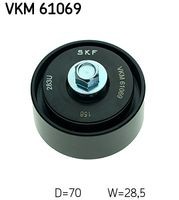 VKM 61069 Rola ghidare/conducere, curea transmisie SKF 