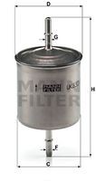 WK 832/2 filtru combustibil MANN-FILTER 