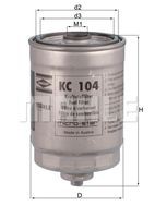 KC 104 filtru combustibil MAHLE 