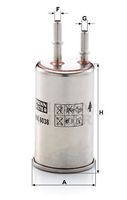 WK 6038 filtru combustibil MANN-FILTER 