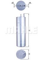 KL 229/5 filtru combustibil MAHLE 