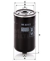 WK 824/2 filtru combustibil MANN-FILTER 