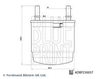 ADBP230057 filtru combustibil BLUE PRINT 
