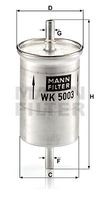 WK 5003 filtru combustibil MANN-FILTER 