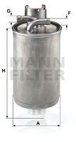 WK 829 filtru combustibil MANN-FILTER 