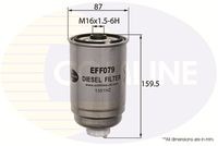 EFF079 filtru combustibil COMLINE 