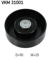VKM 31001 Rola ghidare/conducere, curea transmisie SKF 