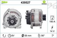 439527 Generator / Alternator VALEO 