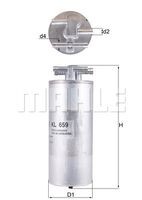 KL 659 filtru combustibil MAHLE 