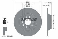 92132503 Disc frana TEXTAR 