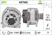 437542 Generator / Alternator VALEO 