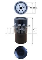 KC 98 filtru combustibil MAHLE 
