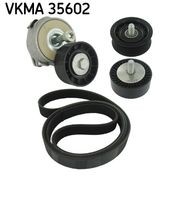 VKMA 35602 Set curea transmisie cu caneluri SKF 
