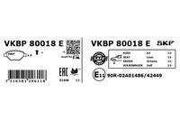 VKBP 80018 E set placute frana,frana disc SKF 