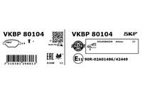 VKBP 80104 set placute frana,frana disc SKF 